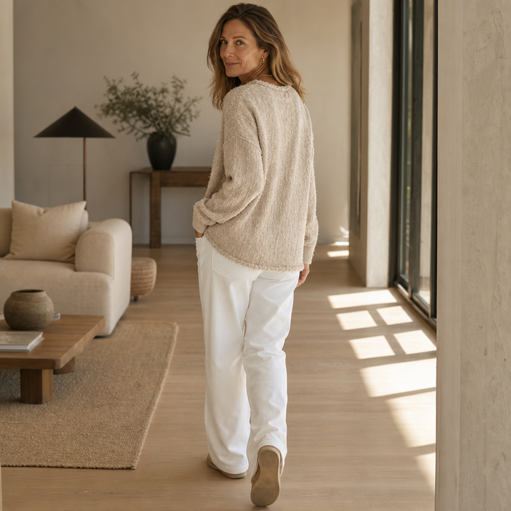 Mila | Moderner und Vielseitiger Chunky Strickpullover
