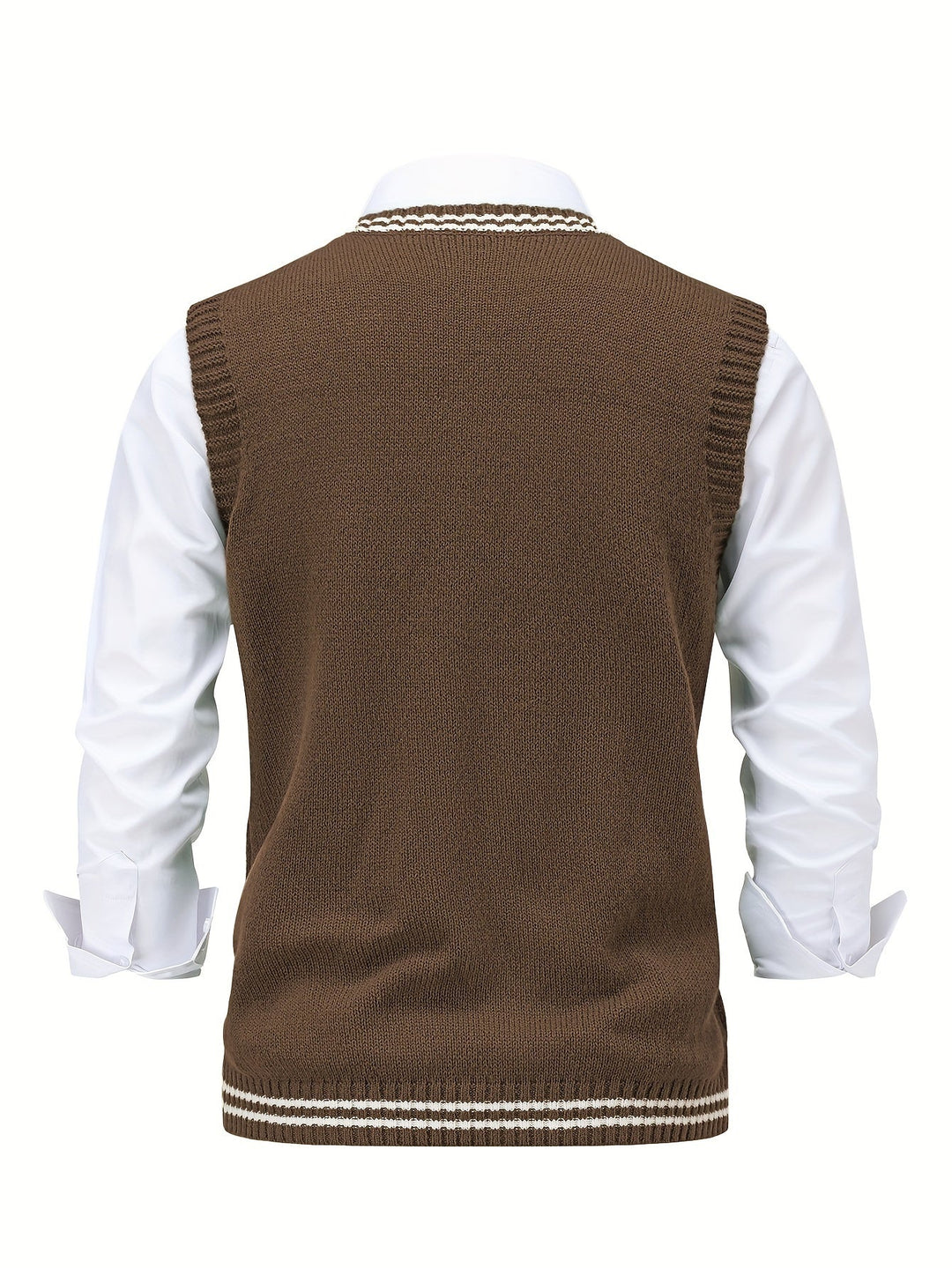 Gideon | Dame Kabelstrikket Vest med V-hals