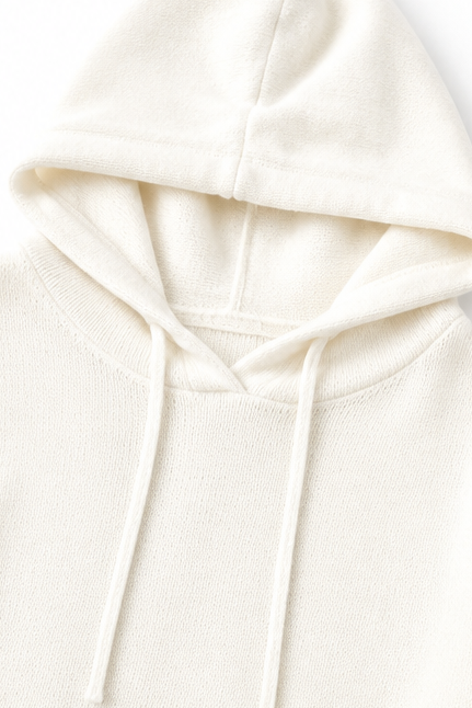 Alina | Moderner und Lässiger Oversize Strickpullover mit Kapuze