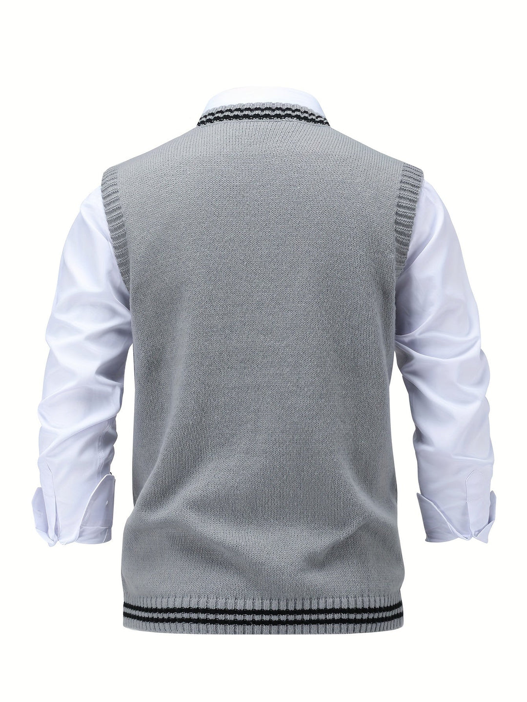 Gideon | Dame Kabelstrikket Vest med V-hals
