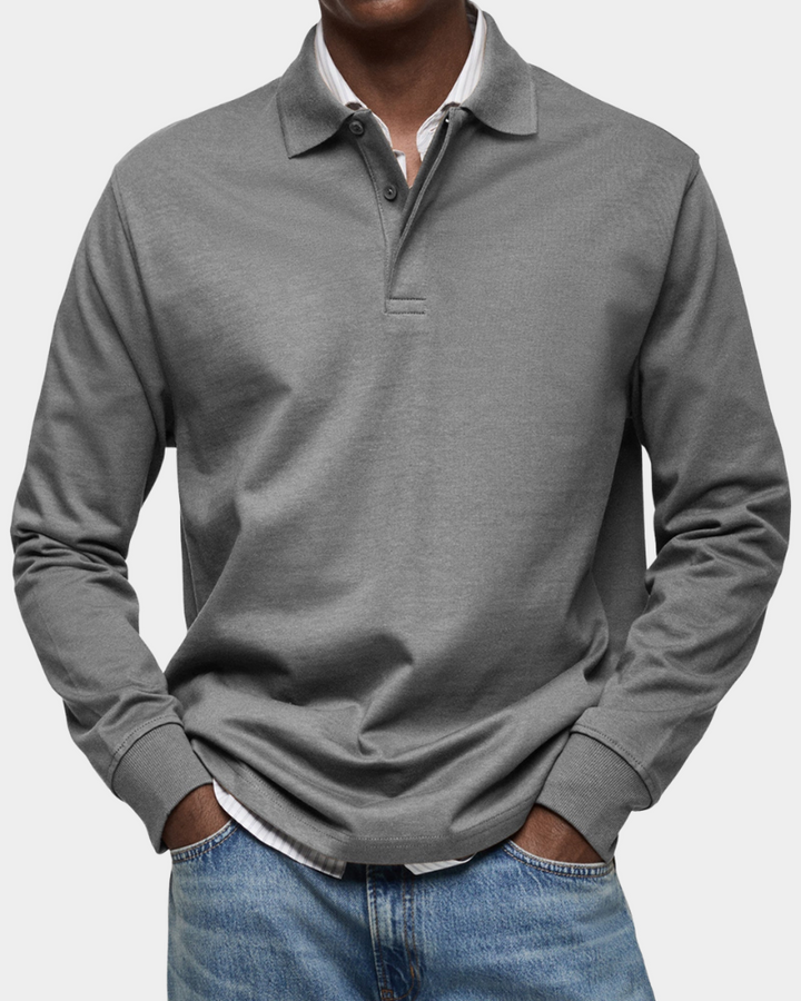 Wilson | Klassisches Langarm-Poloshirt