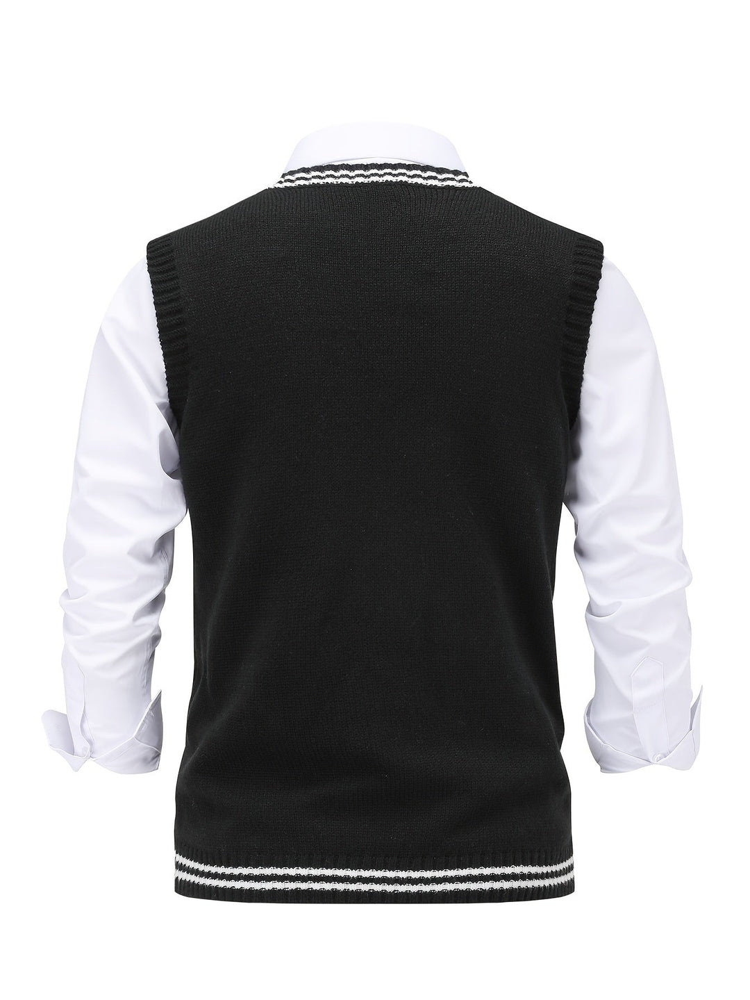 Gideon | Dame Kabelstrikket Vest med V-hals
