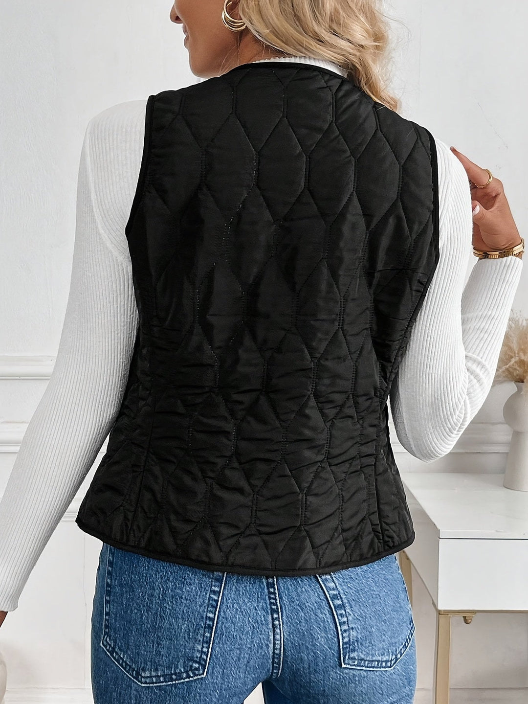 Kendra | Dame Vendbar Quiltet Vest