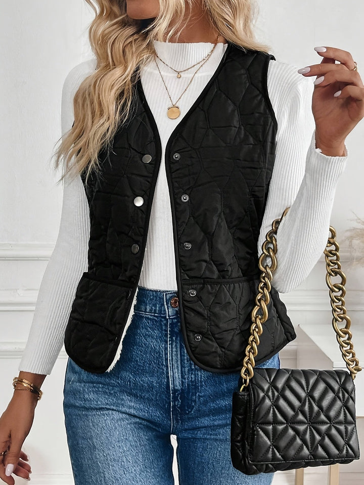 Kendra | Dame Vendbar Quiltet Vest
