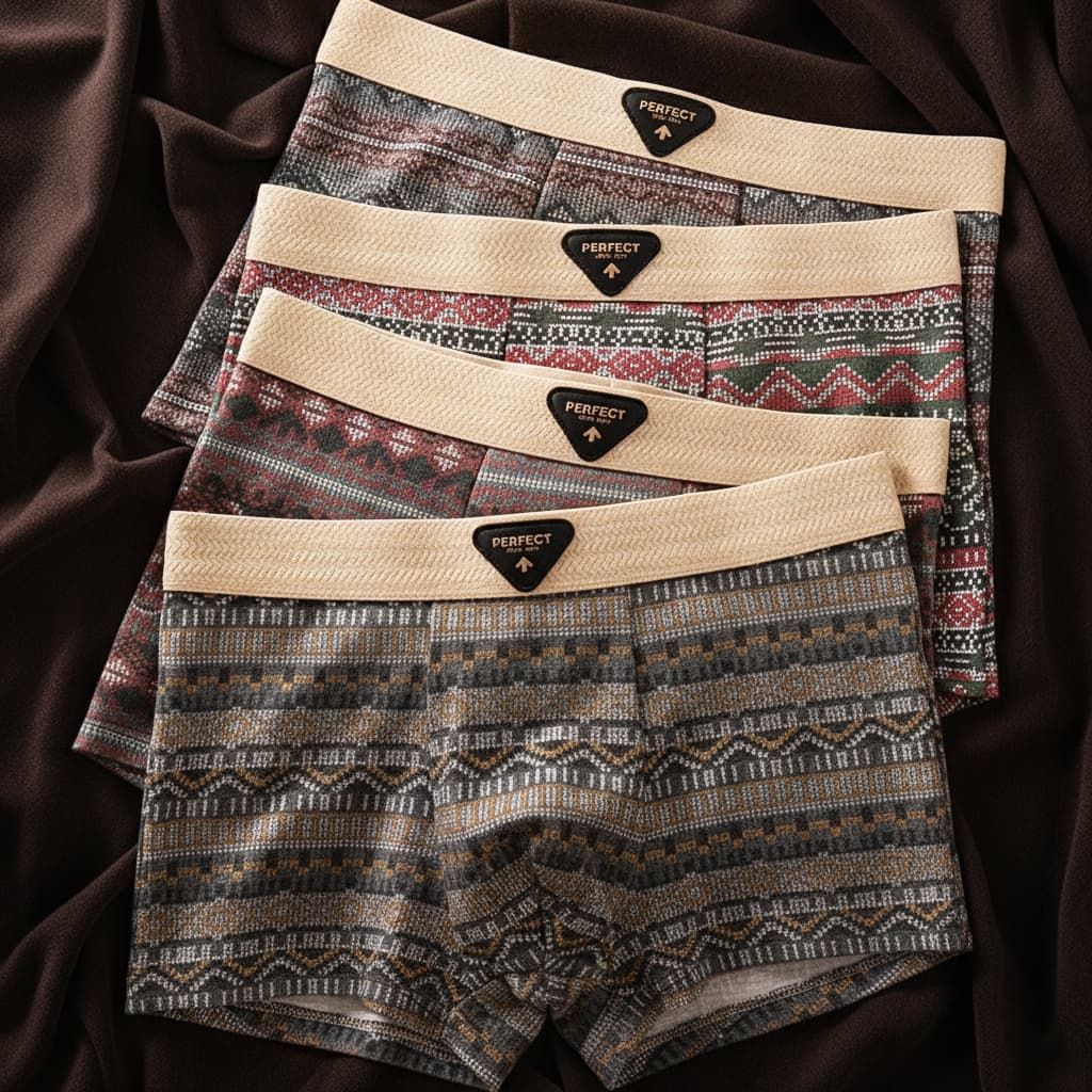Porter Retro Cotton Boxer Briefs