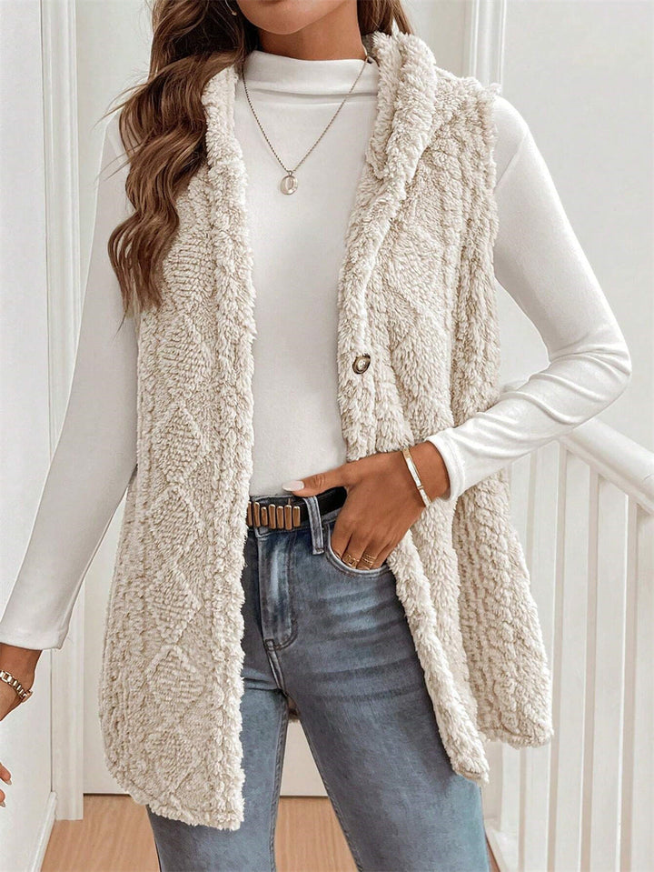 Mila | Dame Plys Vest med V-hals