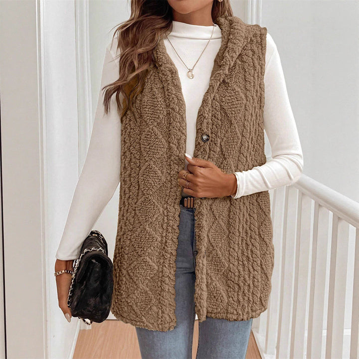 Mila | Dame Plys Vest med V-hals
