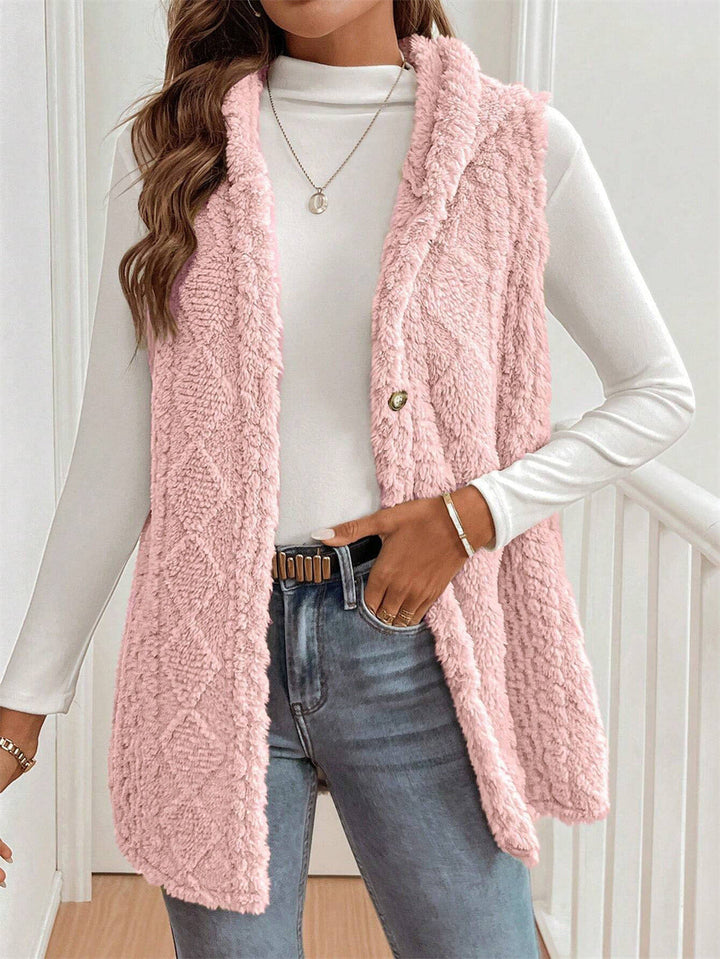 Mila | Dame Plys Vest med V-hals