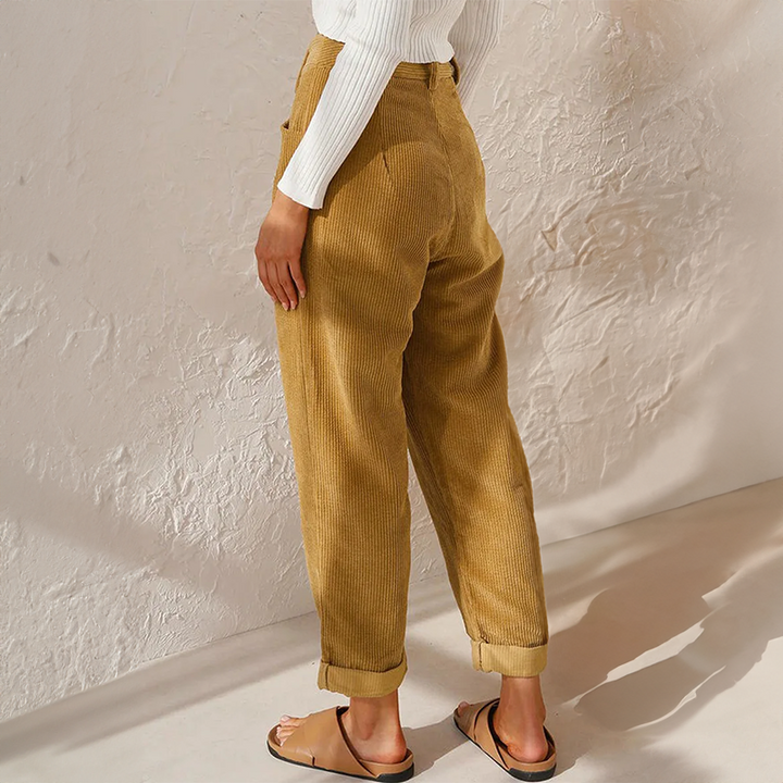 Eileen | Dame Fløjlsbukser i Vintagestil