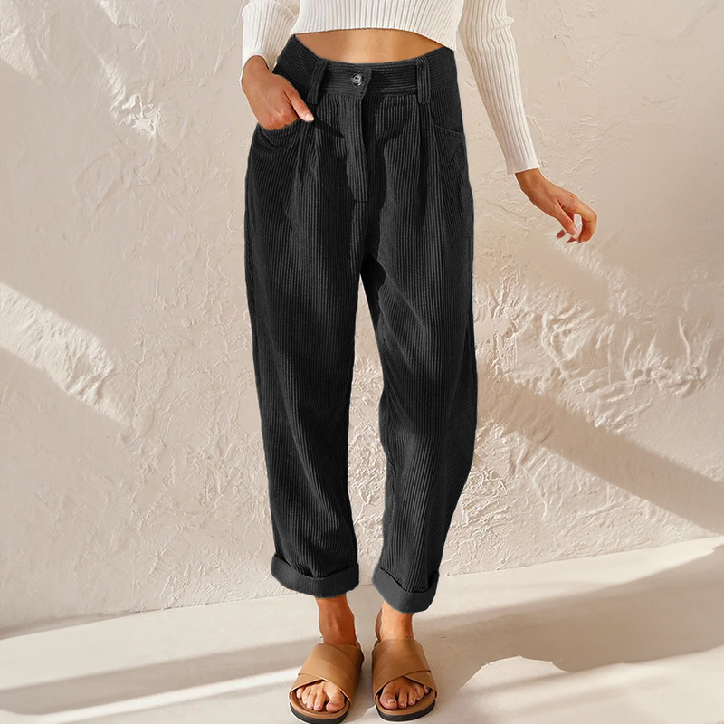 Eileen | Dame Fløjlsbukser i Vintagestil