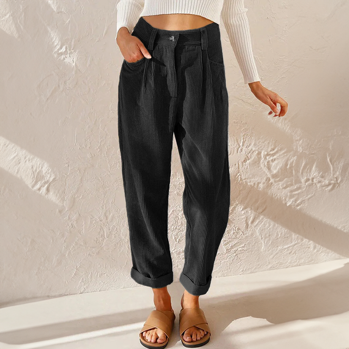 Eileen | Dame Fløjlsbukser i Vintagestil