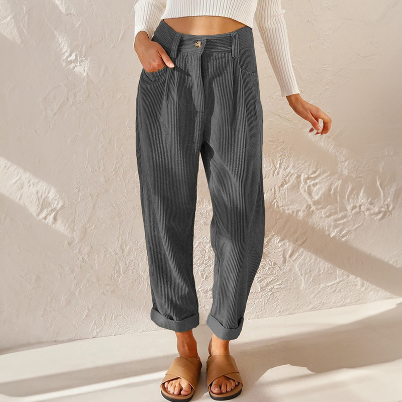 Eileen | Dame Fløjlsbukser i Vintagestil