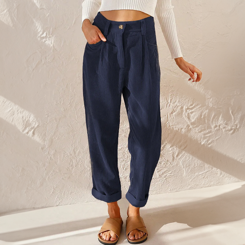 Eileen | Dame Fløjlsbukser i Vintagestil