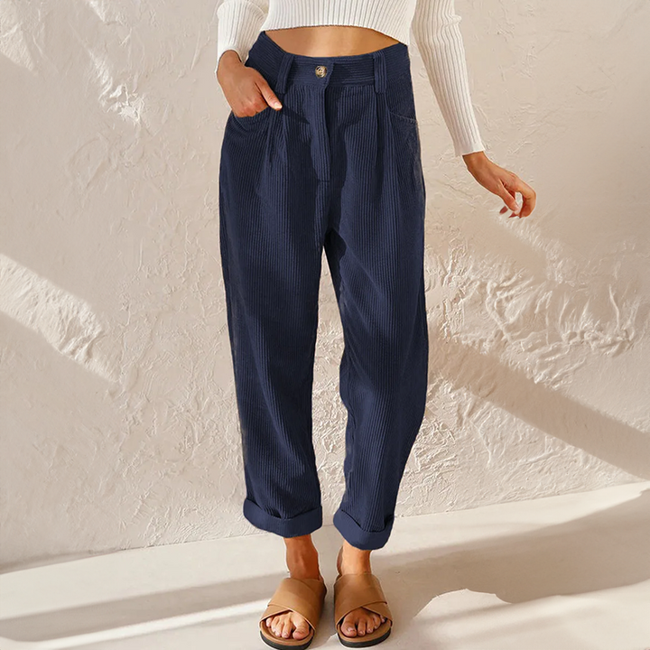 Eileen | Dame Fløjlsbukser i Vintagestil