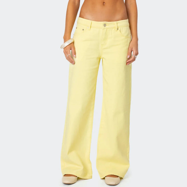 Amelia | Dame Højtaljede Straight Jeans