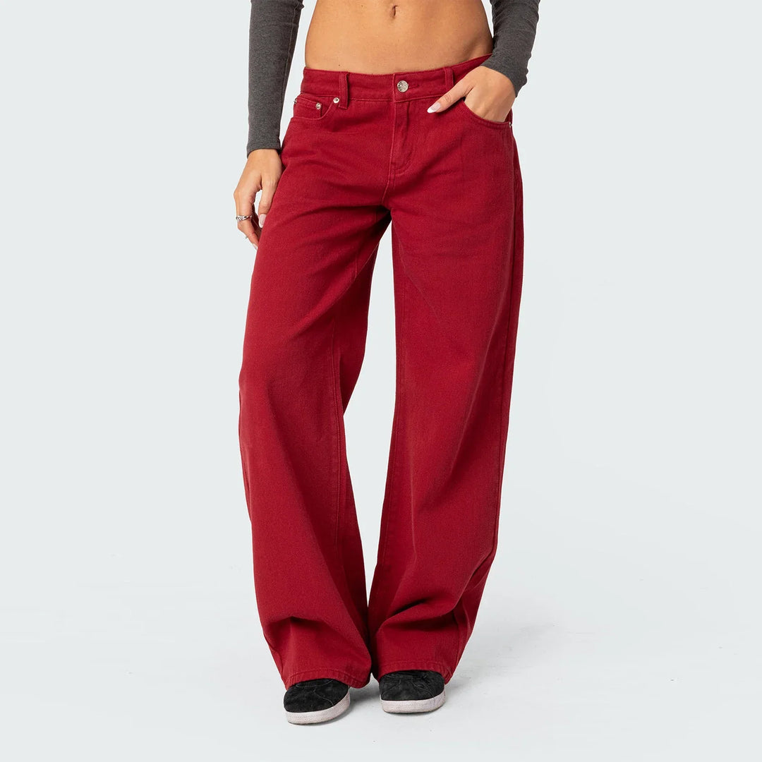Amelia | Dame Højtaljede Straight Jeans