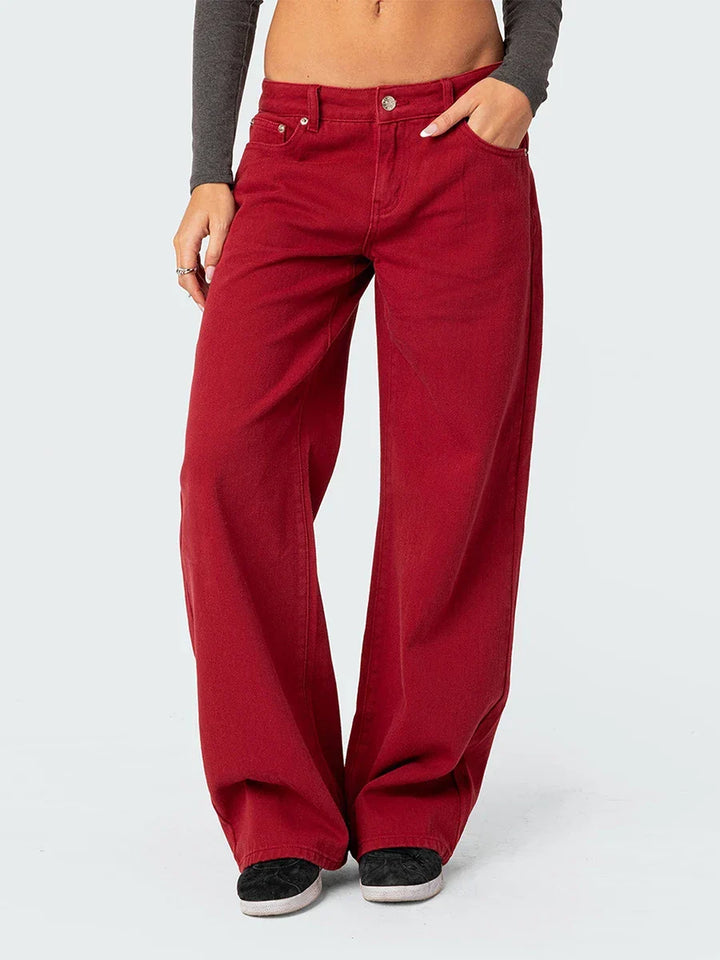 Amelia | Dame Højtaljede Straight Jeans