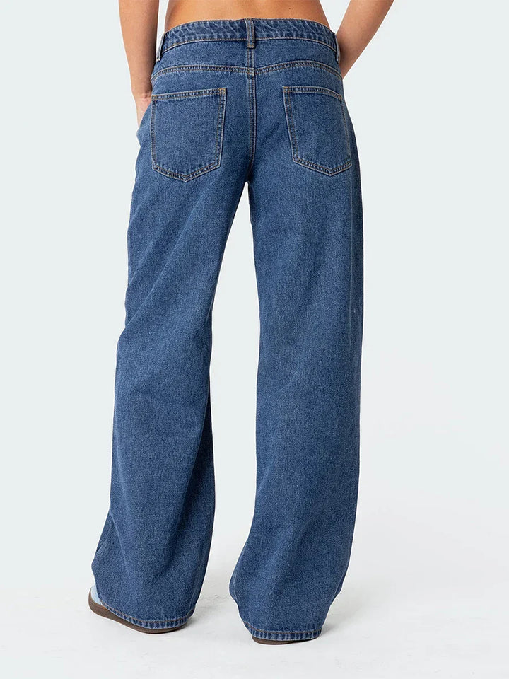 Amelia | Dame Højtaljede Straight Jeans