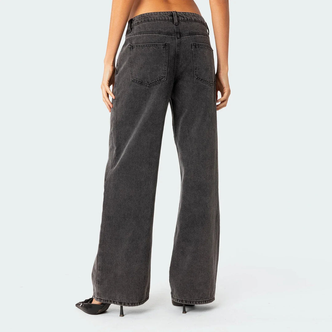 Amelia | Dame Højtaljede Straight Jeans