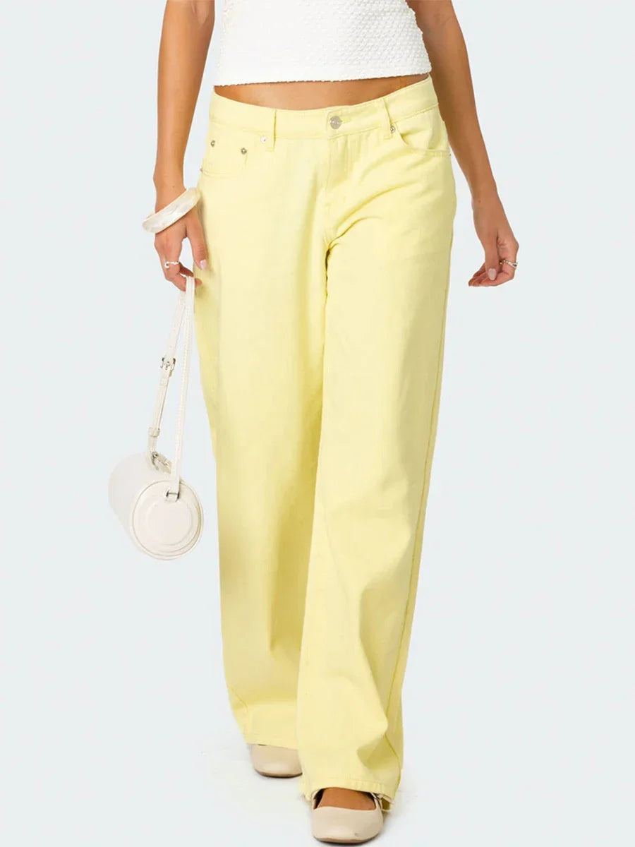 Amelia | Dame Højtaljede Straight Jeans
