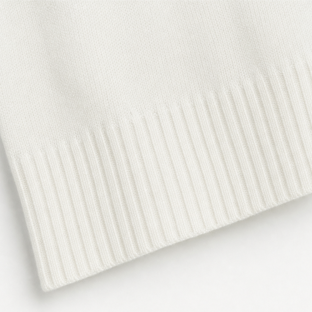 Isabelle | Eleganter und Femininer Strickpullover mit Drapiertem Ausschnitt