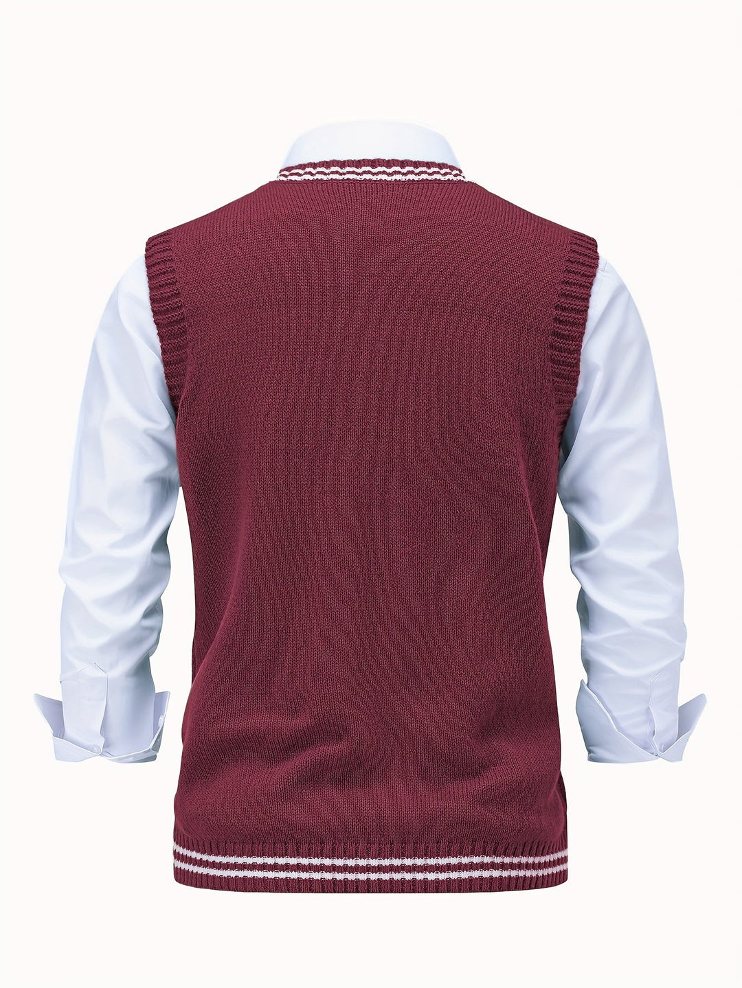 Gideon | Dame Kabelstrikket Vest med V-hals