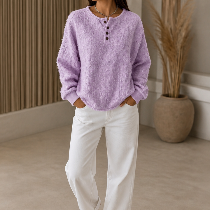 Mila | Moderner und Vielseitiger Chunky Strickpullover