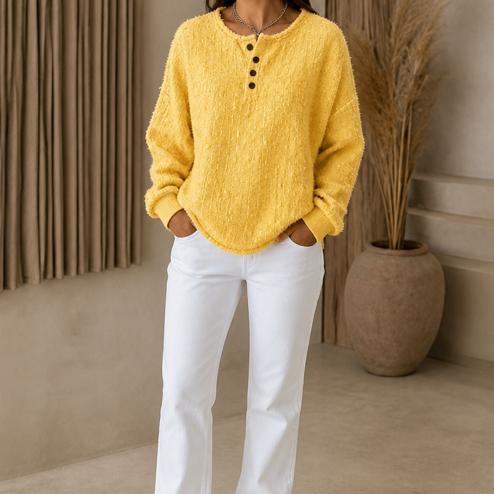 Mila | Moderner und Vielseitiger Chunky Strickpullover