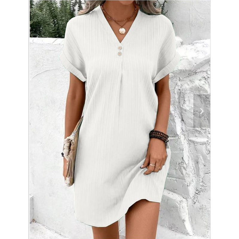 AiryChic- Comfortabele V-hals jurk