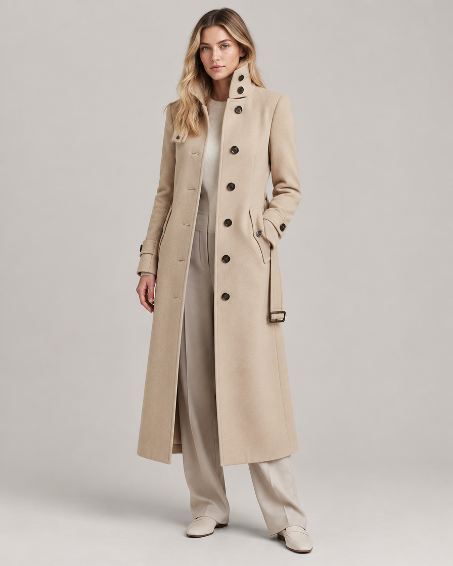 Florence uldfrakke – Beige