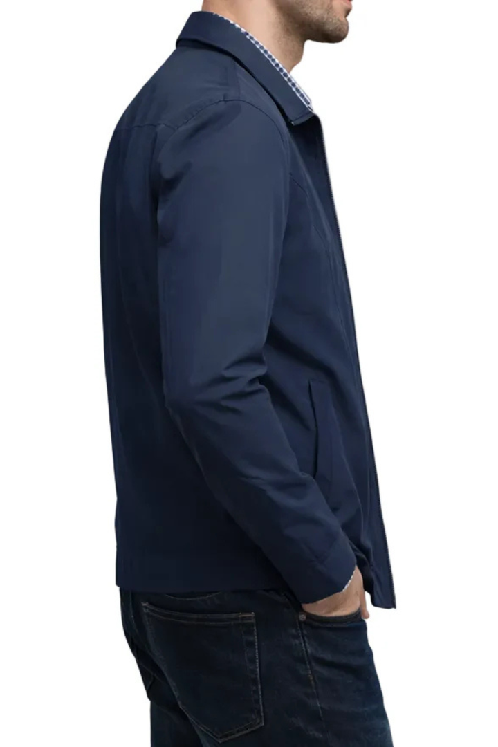 Bent | Herre Harrington Jakke med Ternet For