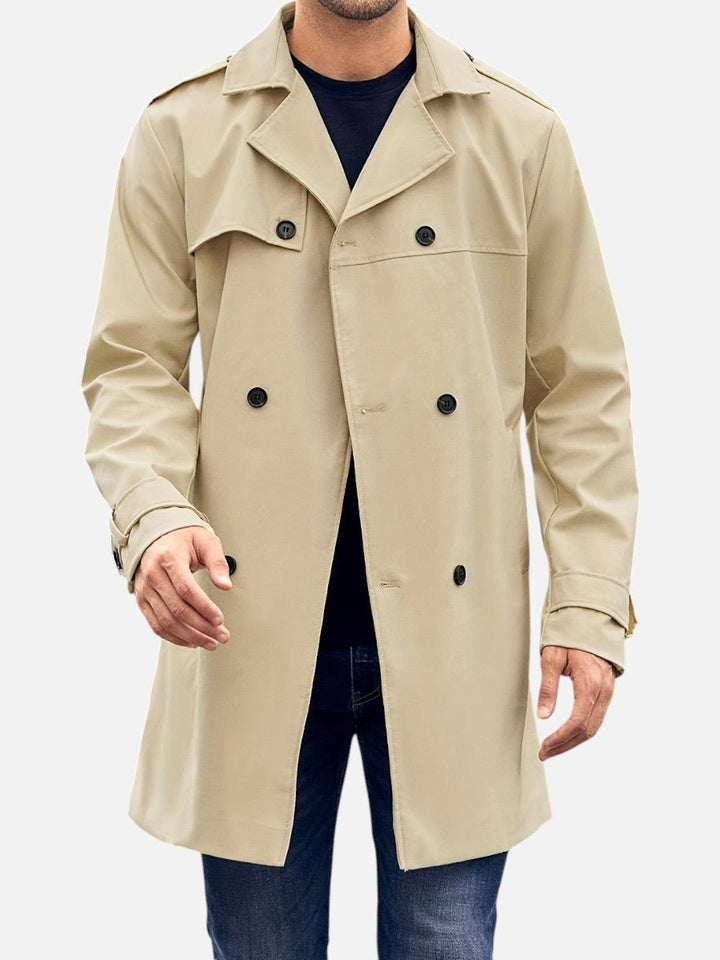 Jacob | Herre Dobbeltradet Trenchcoat