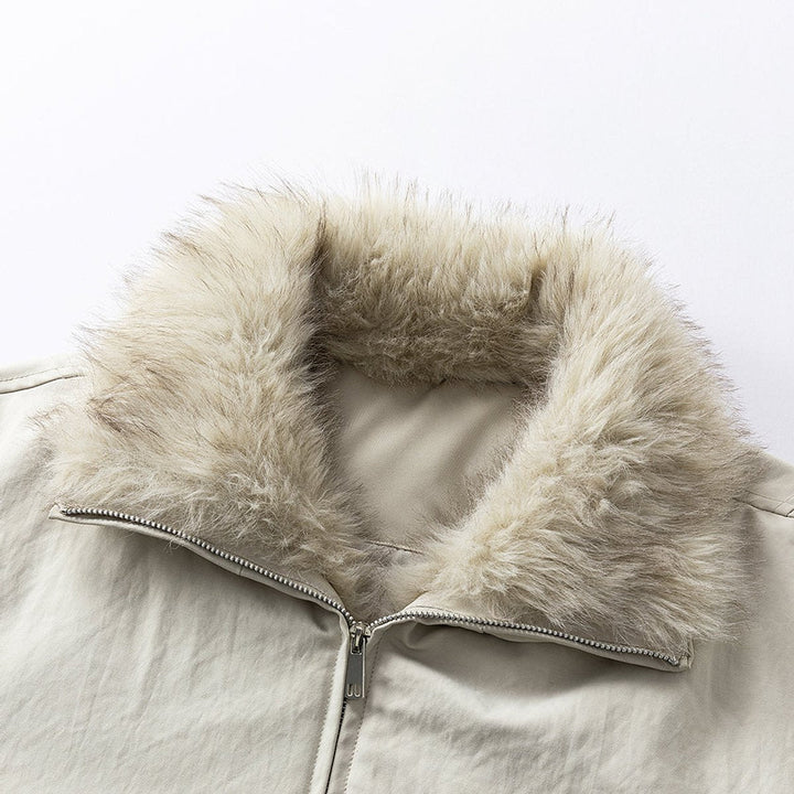 George | Herre Vindtæt Jakke med Fake Fur For