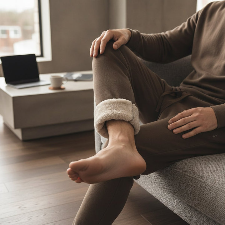 James | Herre Joggingbukser med Teddyfleece-for og Smalle Ben