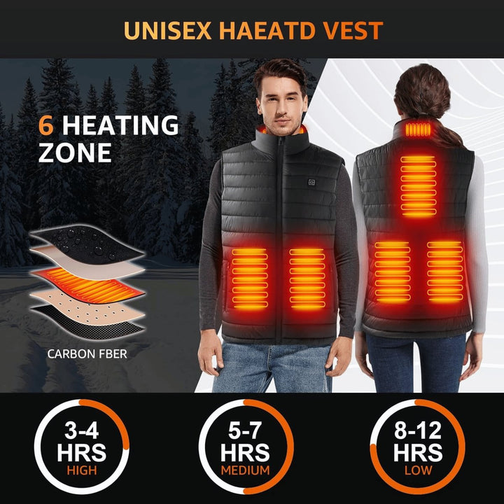 Oliver | Herre Vest med Varmeelementer
