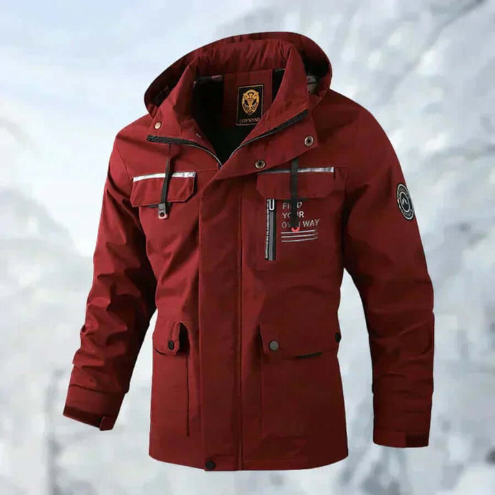 Leo | Herre Vandtæt Softshell Jakke med Hætte