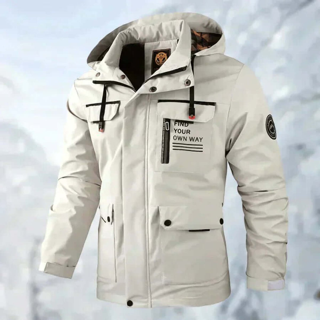 Leo | Herre Vandtæt Softshell Jakke med Hætte