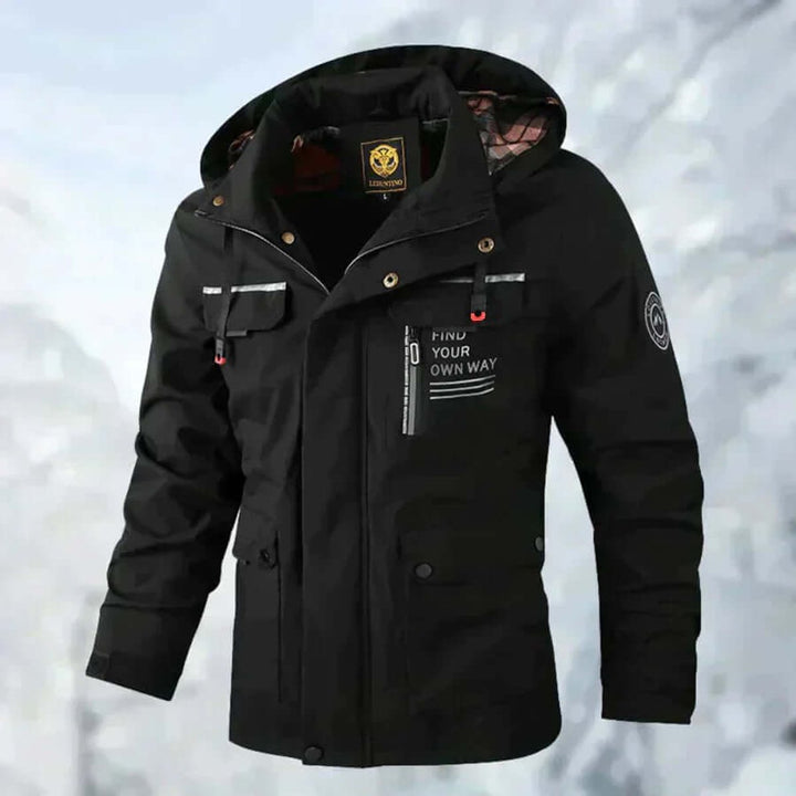 Leo | Herre Vandtæt Softshell Jakke med Hætte