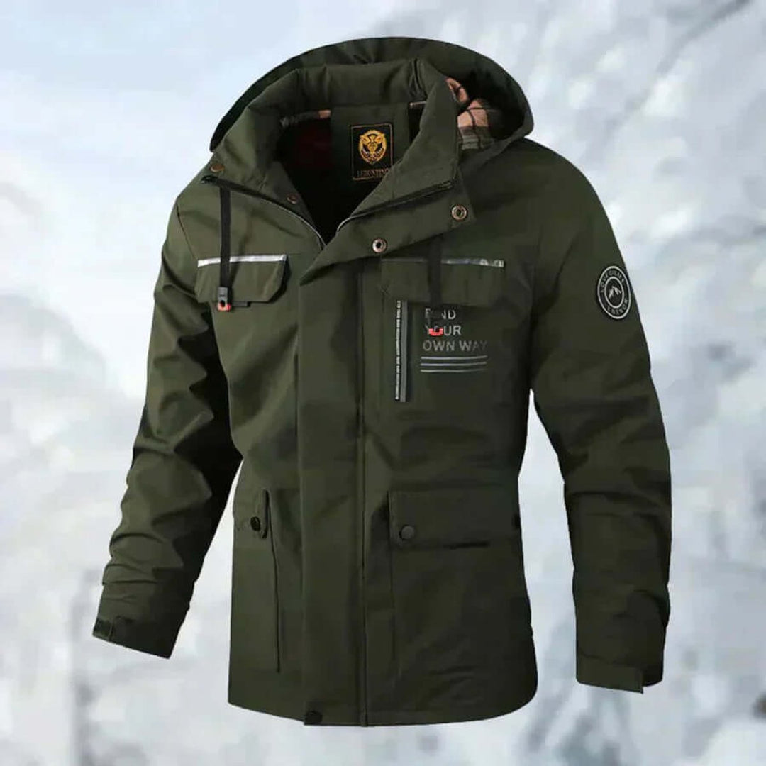 Leo | Herre Vandtæt Softshell Jakke med Hætte