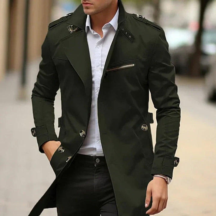 Oscar | Herre Slim Fit Trenchcoat med Bælte