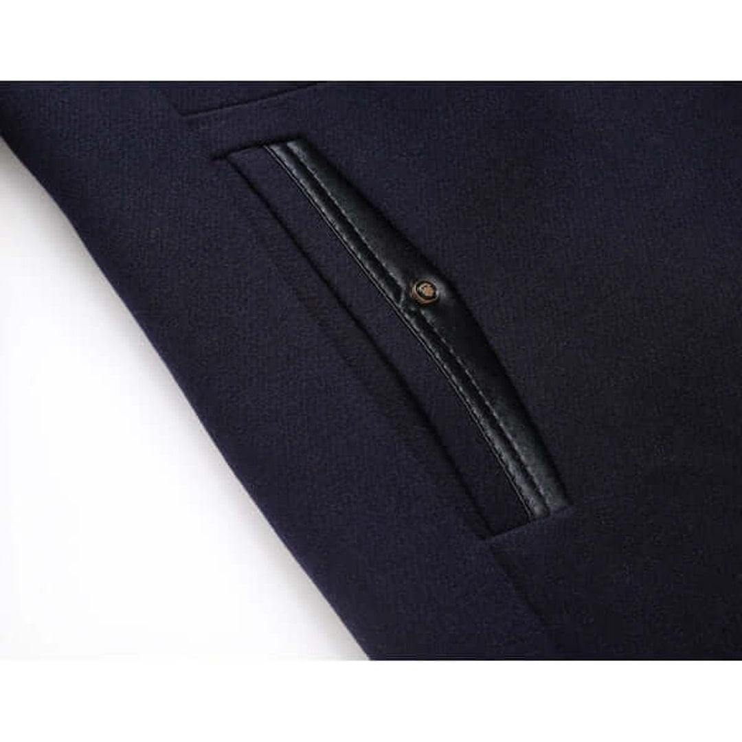 Oliver | Herre Slim Fit Frakke med Aftagelig Krave