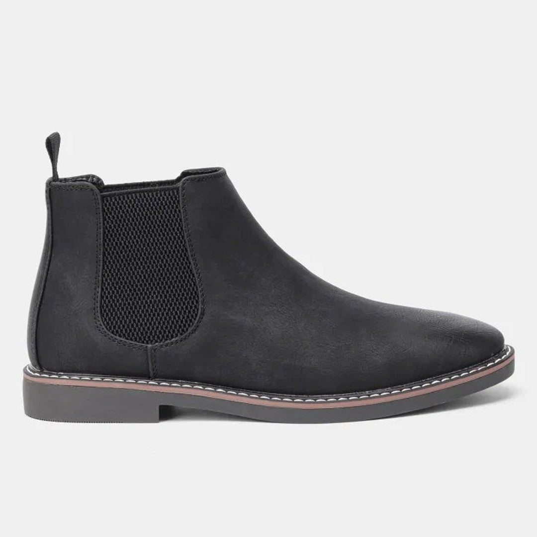 Archie | Herre Chelsea Boots i Glat Læder med Trækstrop