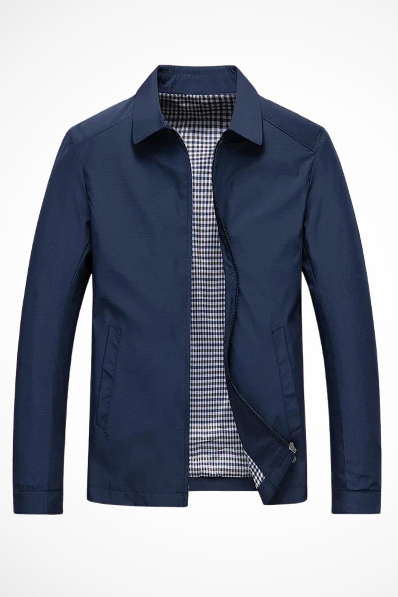 George | Herre Harrington Jakke med Ternet For
