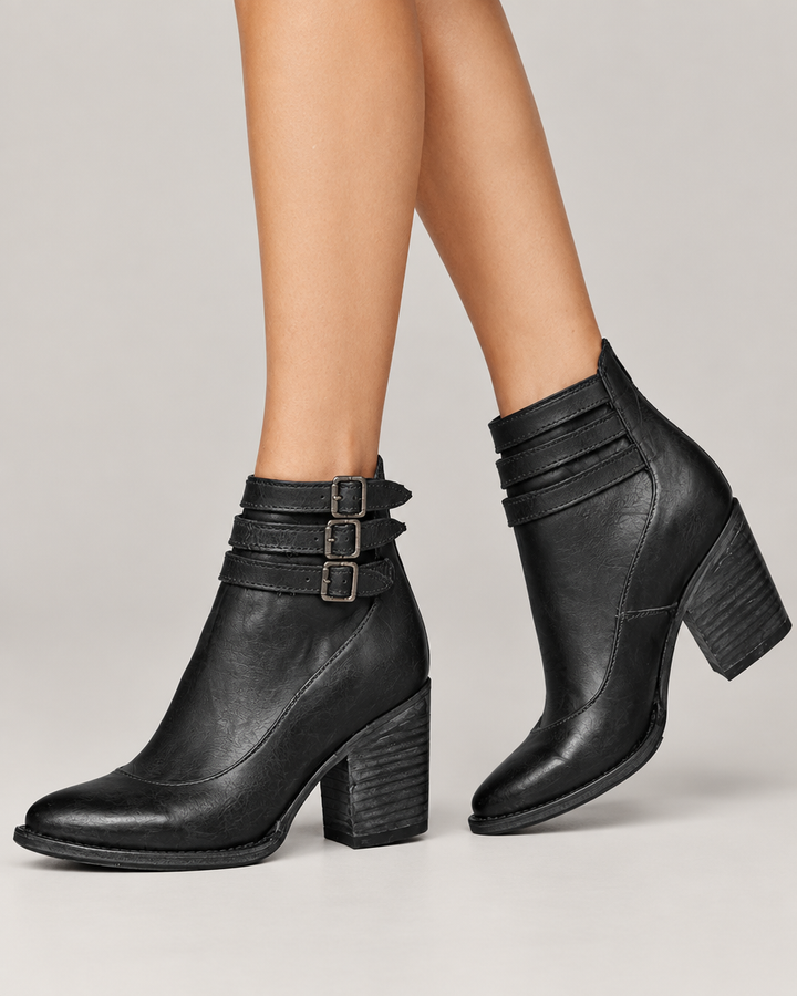 Scarlett western ankelstøvler – Sort