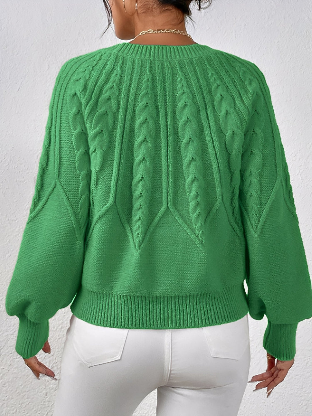 Adelgunde | Oversized Strickpullover mit Rundhalsausschnitt