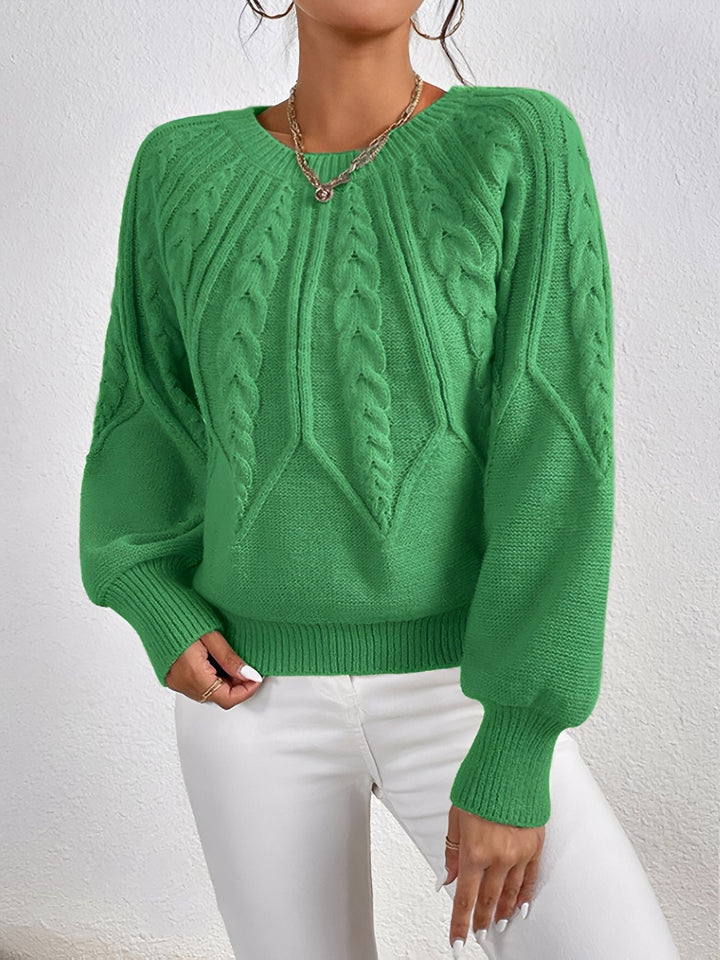 Adelgunde | Oversized Strickpullover mit Rundhalsausschnitt