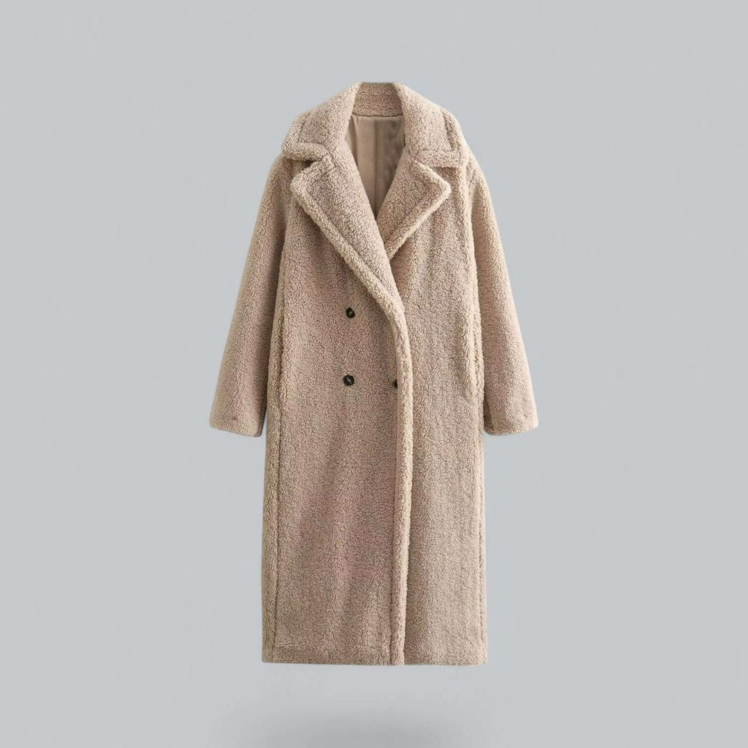 Florence | Dame Lang Oversized Teddyfrakke