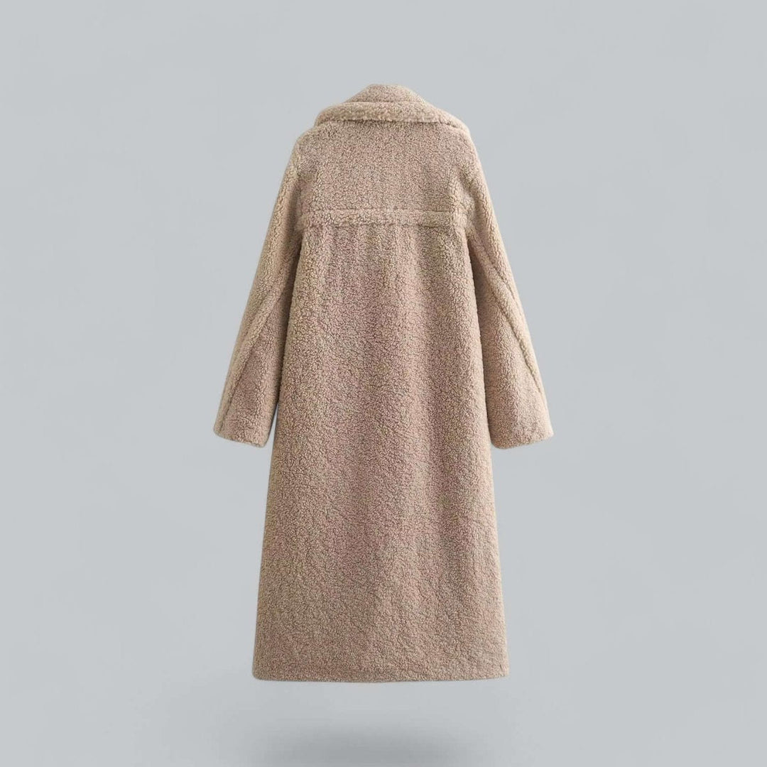 Florence | Dame Lang Oversized Teddyfrakke