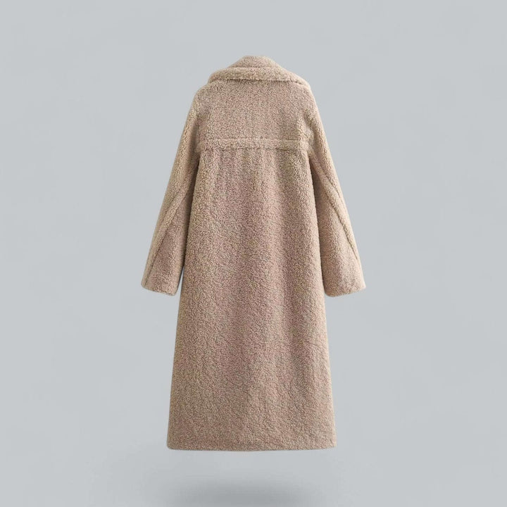 Florence | Dame Lang Oversized Teddyfrakke