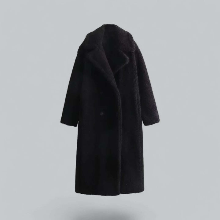 Florence | Dame Lang Oversized Teddyfrakke